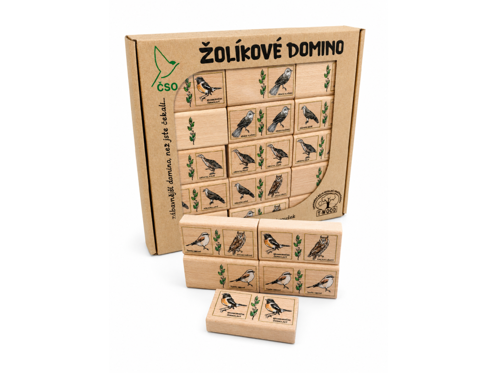 Žolíkové domino - ptactvo pro děti od 5 let