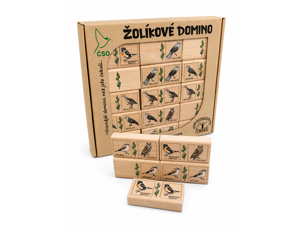 Žolíkové domino - ptactvo pro děti od 5 let