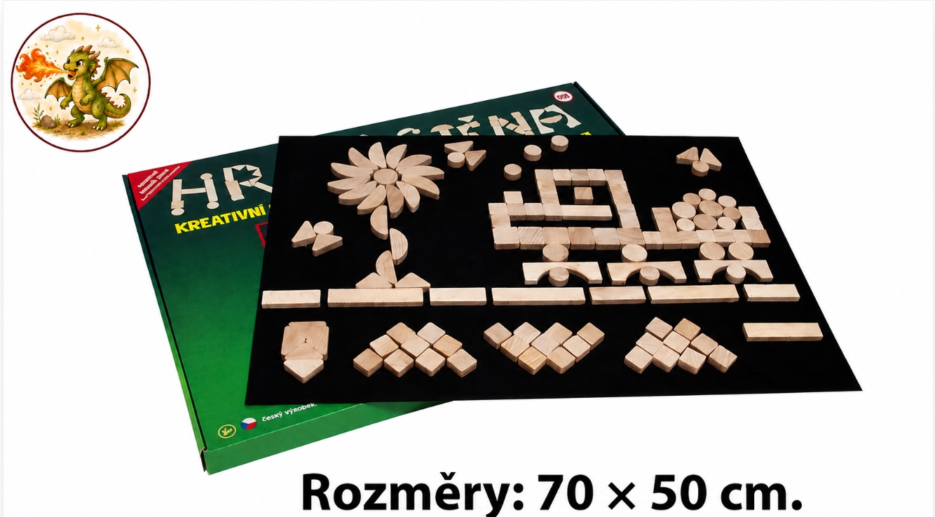 Hrací deska - 125 dílků pro dračí začátečníky