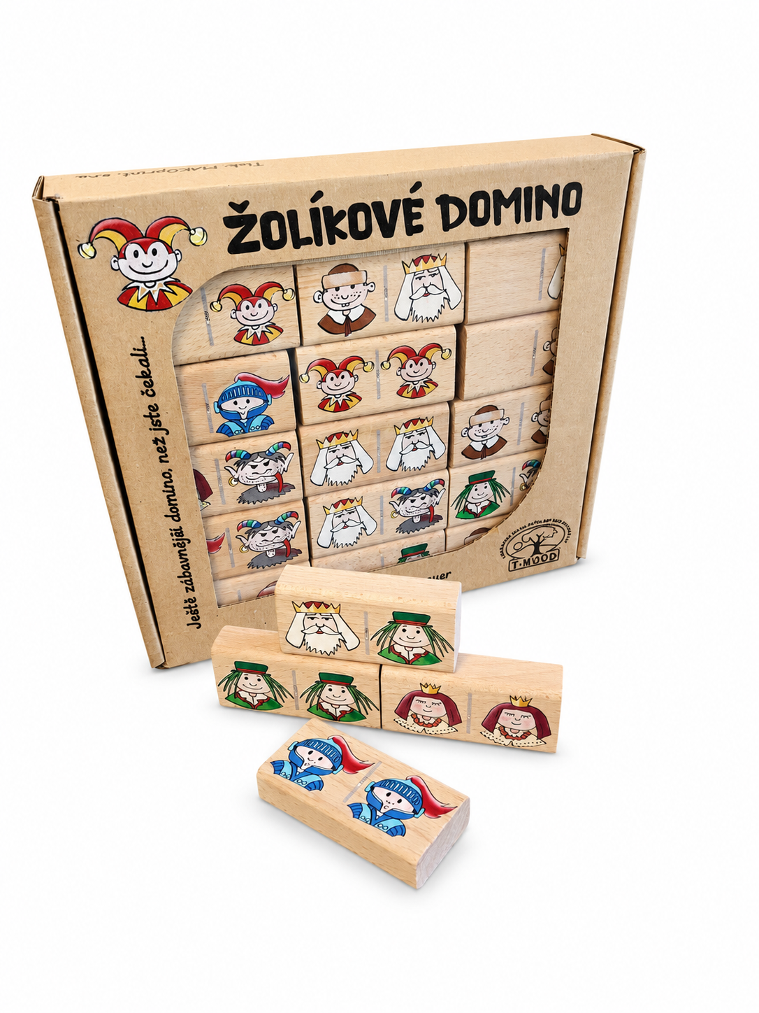 Žolíkové domino - pohádkové postavy pro děti od 3 let