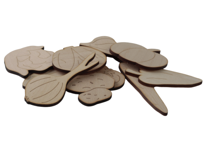 Doplňková sada k Hracím stěnám – Zelenina